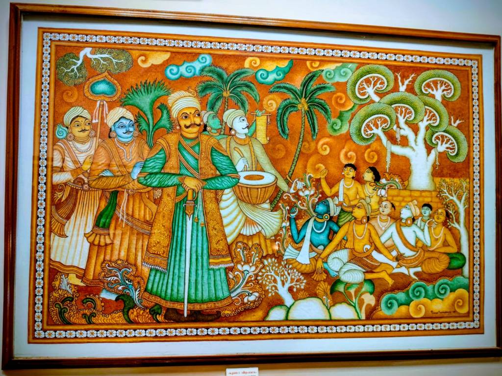 Kundara Proclamation - Mural Painting at Sree Chithra Enclave, Palayam, Trivandrum.