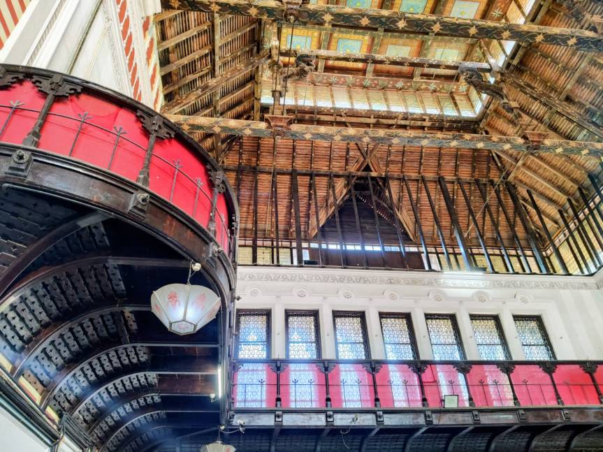 Ceiling of Napier Museum, Palayam, Trivandrum