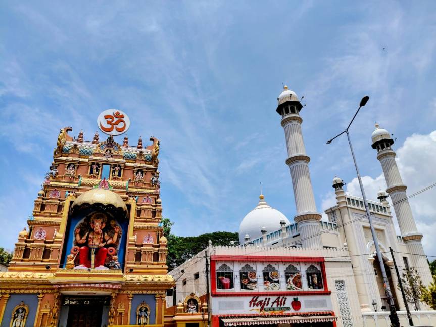 Secular Kerala - Scenes from Palayam, Trivandrum.