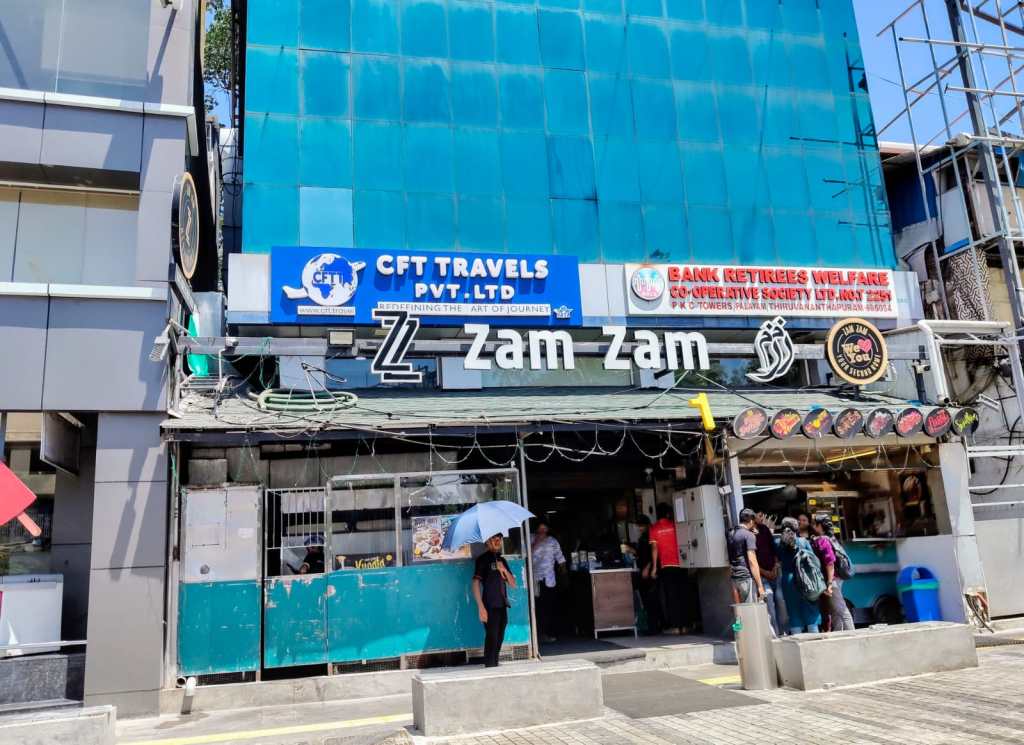 Zam Zam Restaurant, in Palayam, Trivandrum.