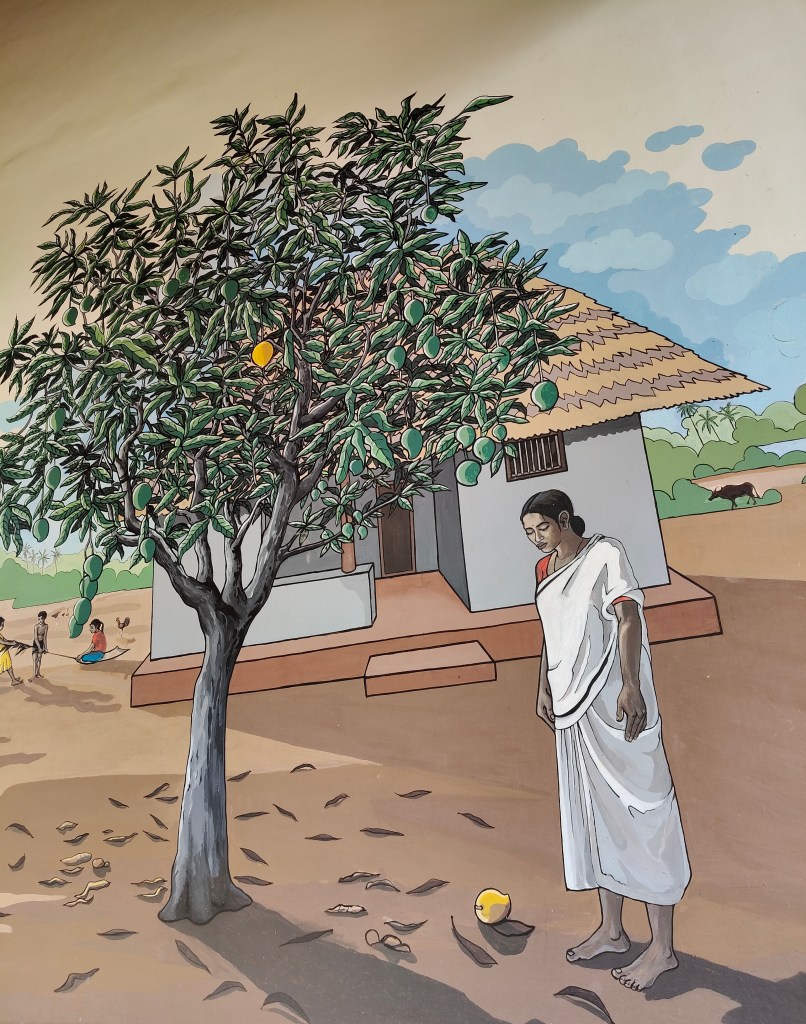 A depiction of the poem Mambhazham, written by Vylopilly Sreedhara Menon
