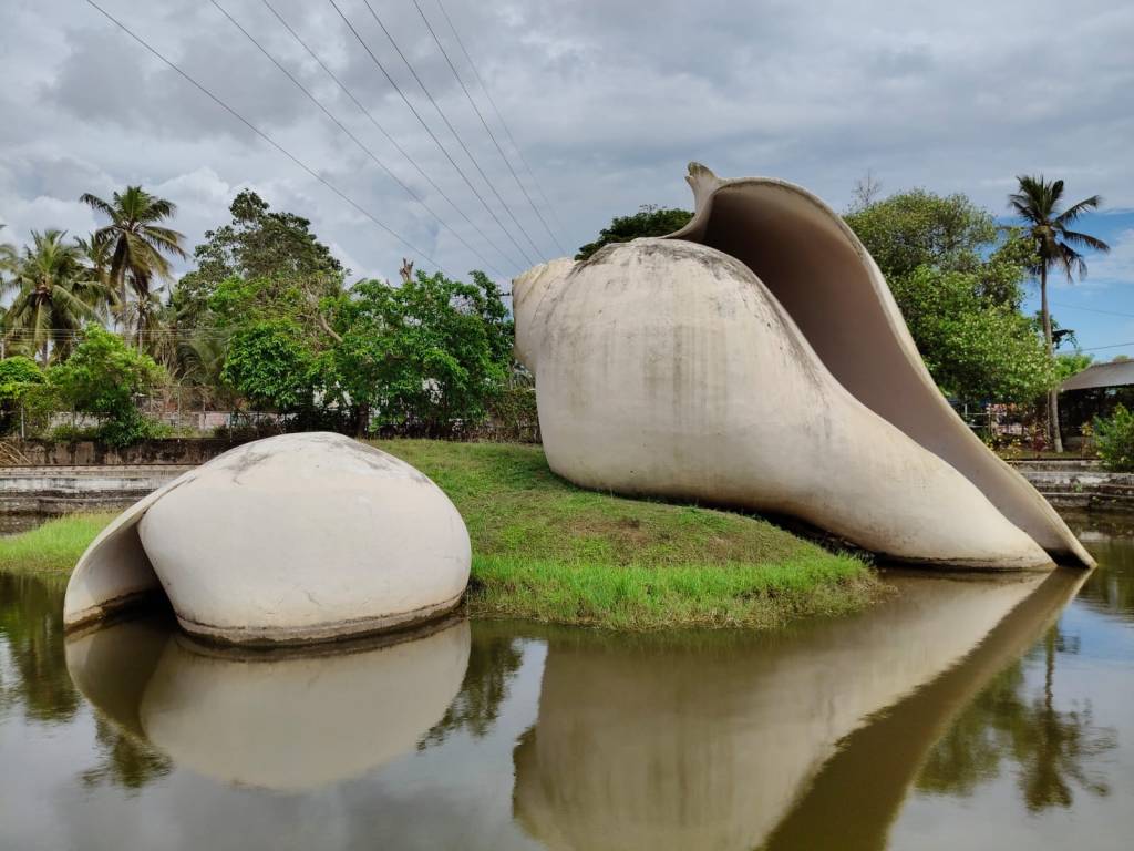 Veli Tourist Village Conch Shell Sculptures