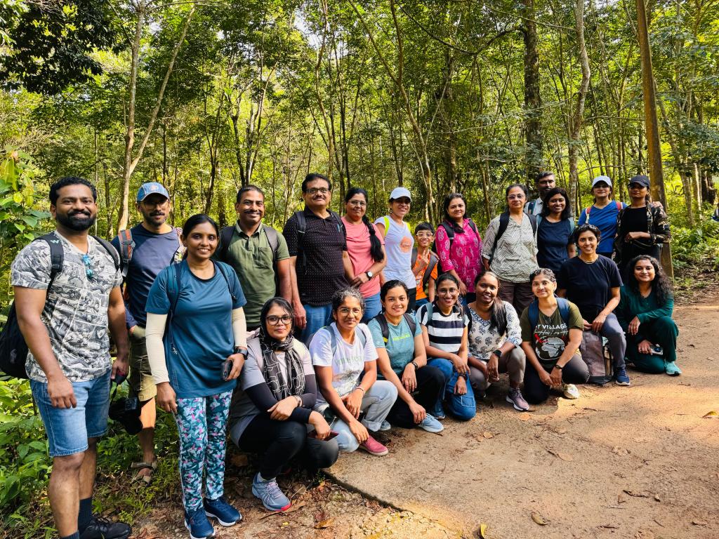 Kathirmudi trek - Group photo - The mandatory group photo before the trek begins. 