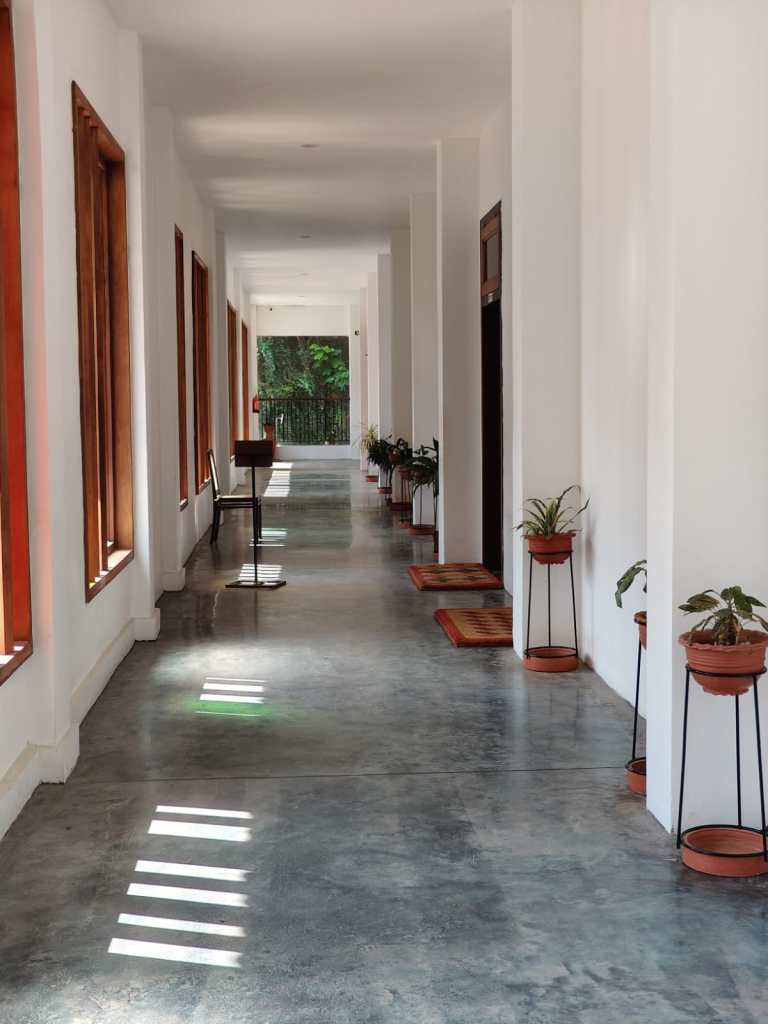 Long corridors of Raja Ravi Varma Art Gallery