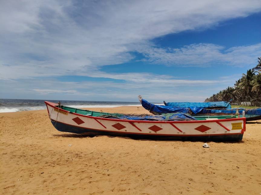 Scenes from Golden beach Thumba